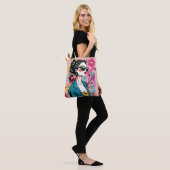 Neon Elegance Art Dubbele Tote Collectie ✨💫 Draagtas (Op model)