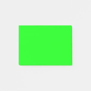 Neon Elektrische Groene Stevige Kleur   Klassieke  Post-it® Notes