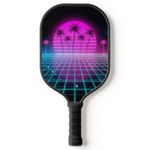 Neon Elektrische Palmen Retro Vaporwave Douanepick