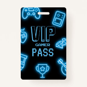 Neon Elk jaar videogames verjaardag Badge