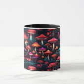 Neon Enchanted Mushroom Forest Mug (Centre)