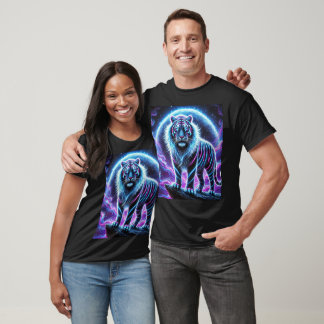 Neon Energy Tiger T-shirt ontwerp.