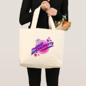 Neon Epic Thormant Restaurant Logo Fun Parody Grote Tote Bag (Voorkant (product))