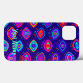 Neon Evil Eye | Indie gothic occult esthetisch roz Case-Mate iPhone Case (Achterkant (horizontaal))