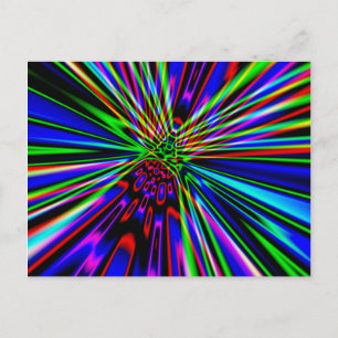 Neon Explosie Briefkaart