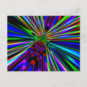 Neon Explosion Briefkaart (Voorkant)