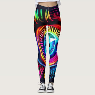 Neon Eye Dream Leggings