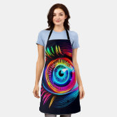 Neon Eye Dream Schort (Gedragen)