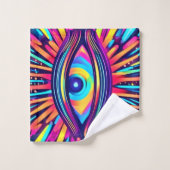 Neon Eye of the Cosmos (Gant de toilette)