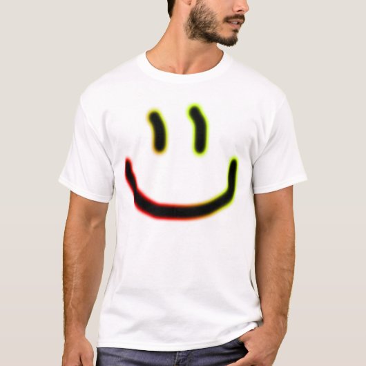 Neon Face T-shirt (Voorkant)