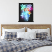 Neon Fairy Canvas Afdruk (Insitu (Slaapkamer))