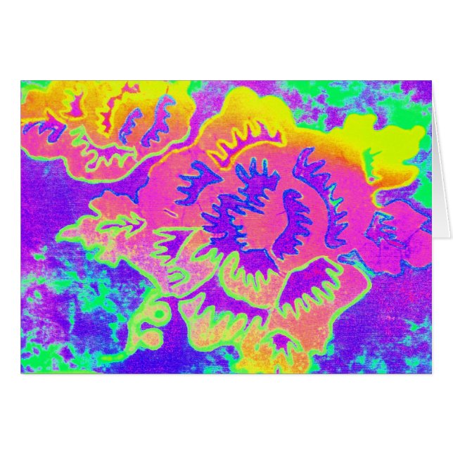 Neon Fantasy Card (Voorkant Horizontaal)