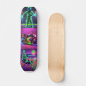 Neon fantasy skateboard (Voorkant)