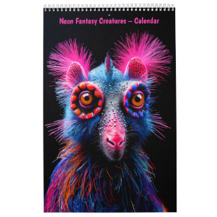 Neon Fantasy Wezens – Kalender