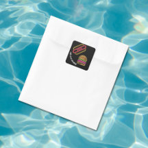 Neon Fast Food Monogram naam Vibrant