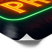 Neon fazant Poster Perfect Poster (Hoek)