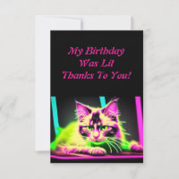 Neon Feline Fiesta Tiener Meisje Verjaardag