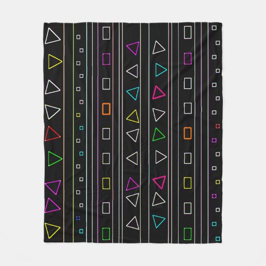 Neon Fiesta Fleece Blanket (Voorkant)