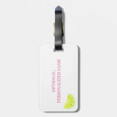 Neon Final Fiesta Bachelorette Bagagelabel (Achterkant verticaal)