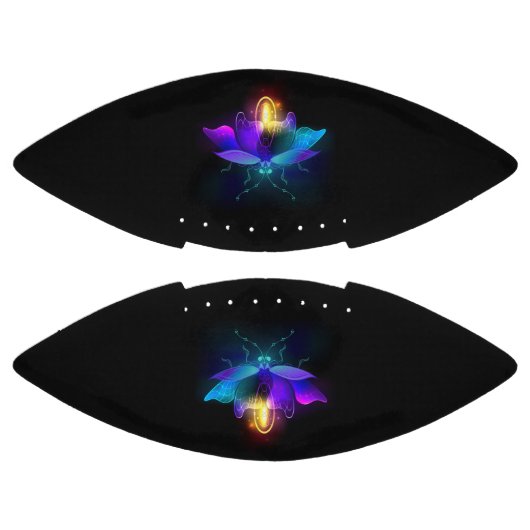 Neon Firefly op zwart American Football (Panelen)