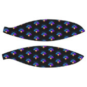 Neon Firefly op zwart Basketbal (Panelen)