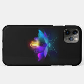 Neon Firefly op zwart Case-Mate iPhone Case (Achterkant (horizontaal))