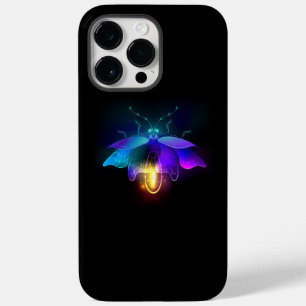 Neon Firefly op zwart Case-Mate iPhone 14 Pro Max Hoesje