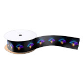 Neon Firefly op zwart Lint (Spoel)