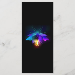 Neon Firefly op zwart Menu