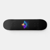 Neon Firefly op zwart Skateboard (Horizontaal)