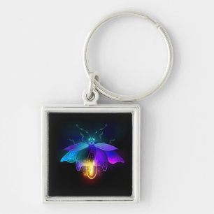 Neon Firefly op zwart Sleutelhanger