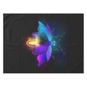 Neon Firefly op zwart Tafelkleed (Voorkant (Horizontaal))