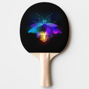 Neon Firefly op zwart Tafeltennisbatje
