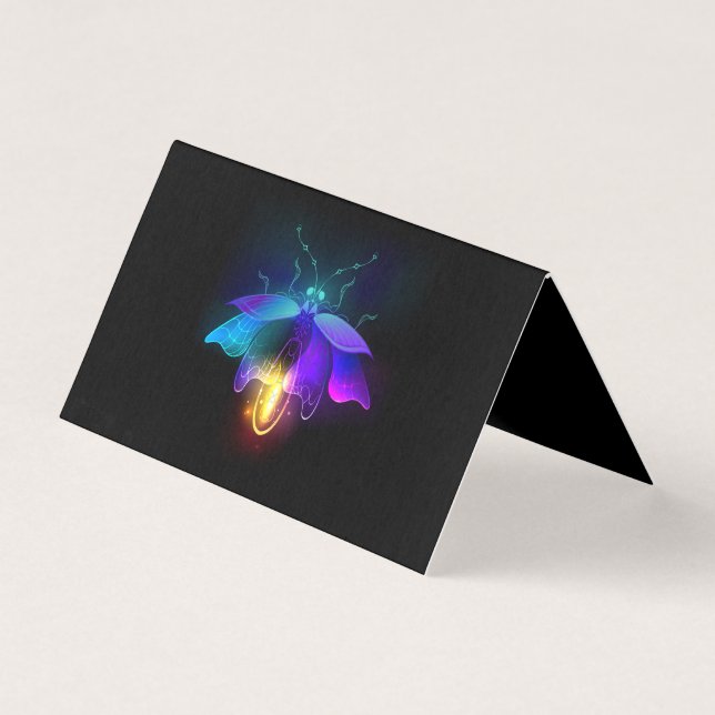Neon Firefly sur noir (Front)