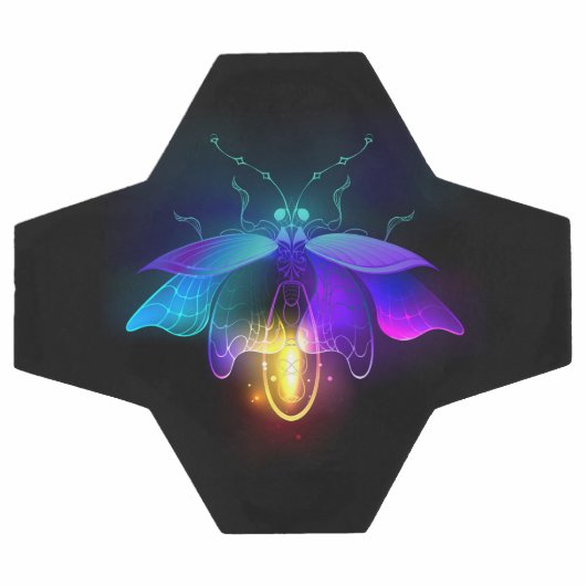 Neon Firefly sur noir (Plat)