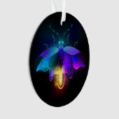 Neon Firefly sur noir (devant)