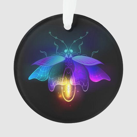 Neon Firefly sur noir (devant)
