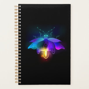 Neon Firefly sur noir