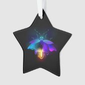 Neon Firefly sur noir (devant)