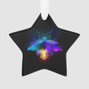 Neon Firefly sur noir