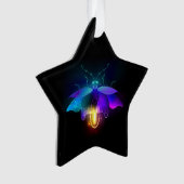 Neon Firefly sur noir (devant)