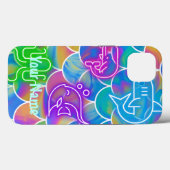 Neon Fish Retro Indie Kidcore Aesthetic 80s Case-Mate iPhone Case (Achterkant (horizontaal))