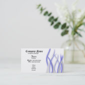 Neon Flames Visitekaartje (Staand voorkant)