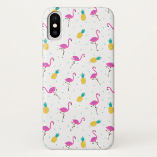 Neon Flamingos 2 iPhone X Hoesje