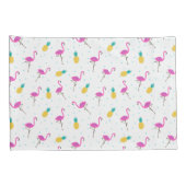 Neon Flamingos 2 Kussensloop (Achterkant-Rechts)