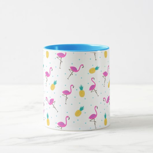 Neon Flamingos 2 Mok (Midden)