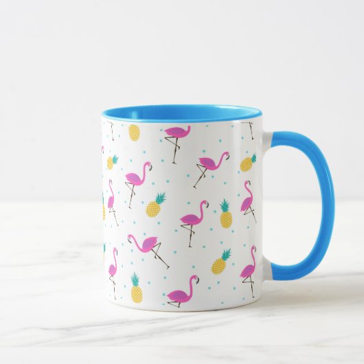 Neon Flamingos 2 Mok (Rechts)