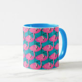 Neon Flamingos Mok (Voorkant rechts)