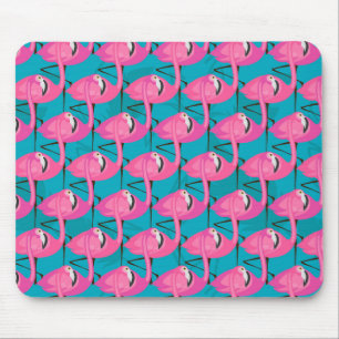 Neon Flamingos Muismat