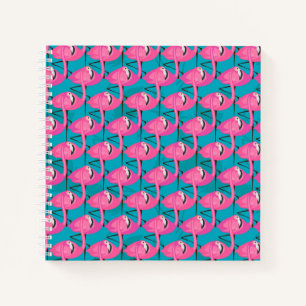 Neon Flamingos Notitieboek